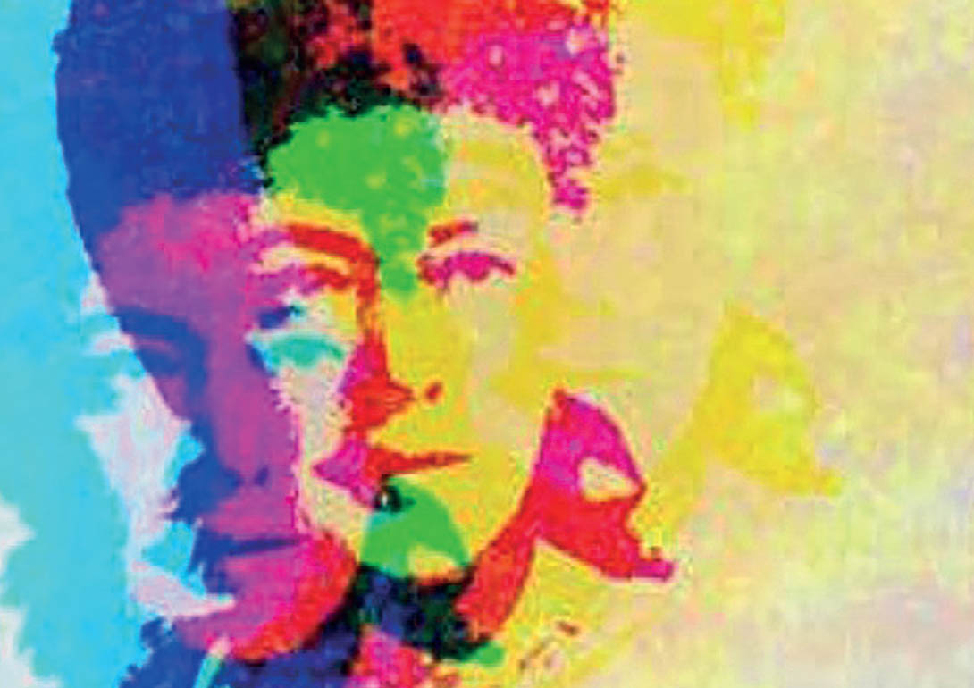 Eine Zeichnung von Bertha-von-Suttner.